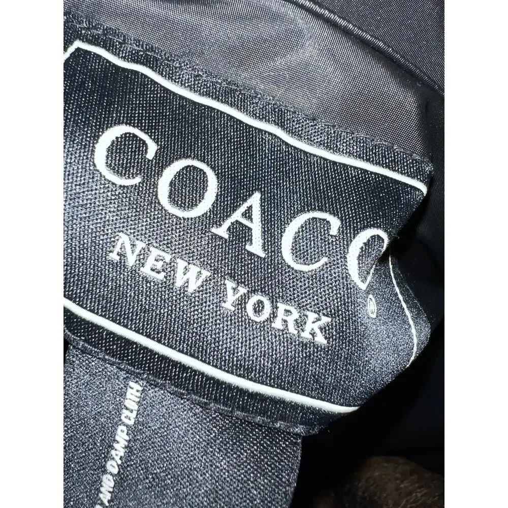 NWOT Coaco New York Faux Mink Fur Vest Reversible M